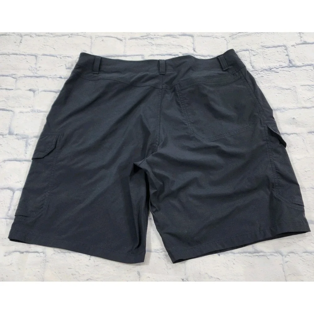 Under Armour MENS SIZE 38 Fish Hunter Cargo Shorts Black 1304649 UPF 30 10" - Picture 8 of 14